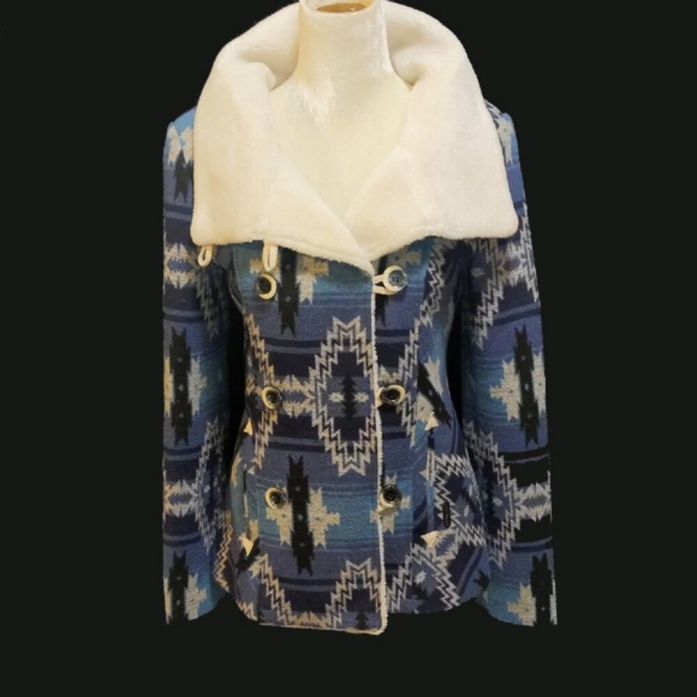 Powder River Outfitters Wool Aztec Jacket Size S